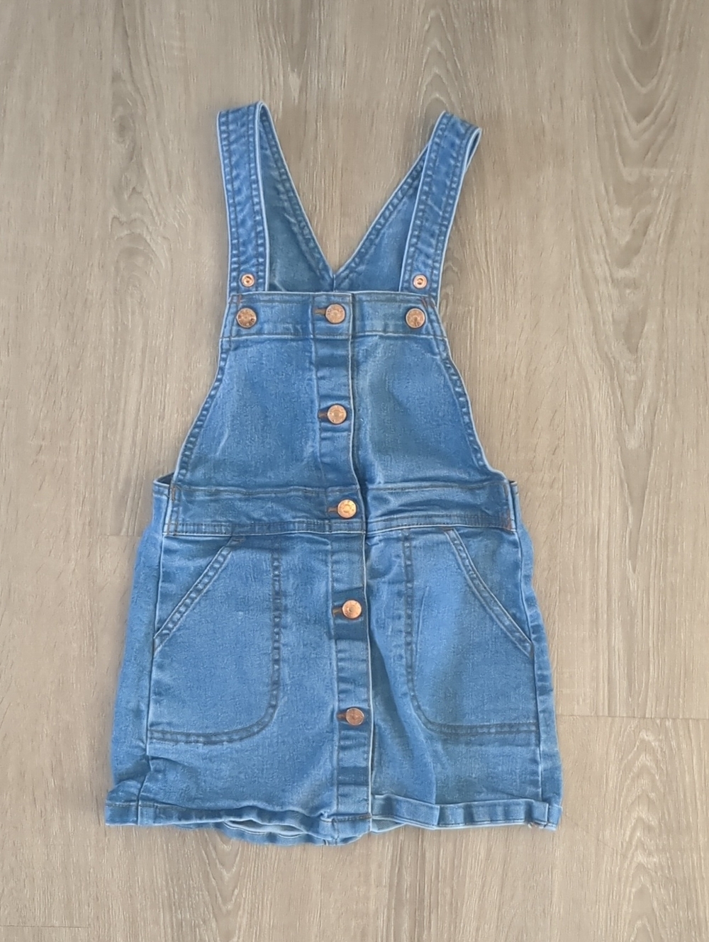 BCBGirls Denim Button-Front Overall Skirt for Kids